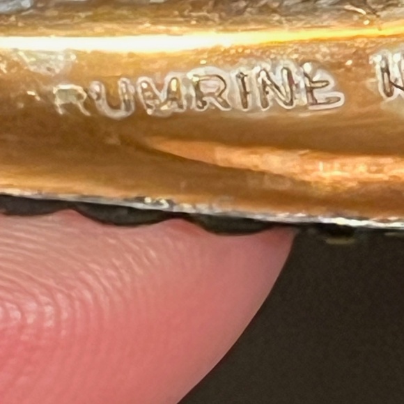 Justin Black Leather Belt W/ Silver & Gold Crumrine Buckle & (11) Silver Conchos - Picture 15 of 16